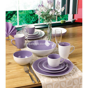 Cute Korea style family use stoneware dinner sets